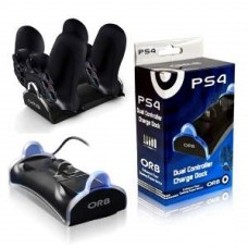 Зарядная станция для 2 джойстиков Dualshock 4 Dual Controller Charge Dock (ORB), ,